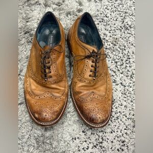 Aston Grey Mercer wingtip oxford dress shoe 11.5